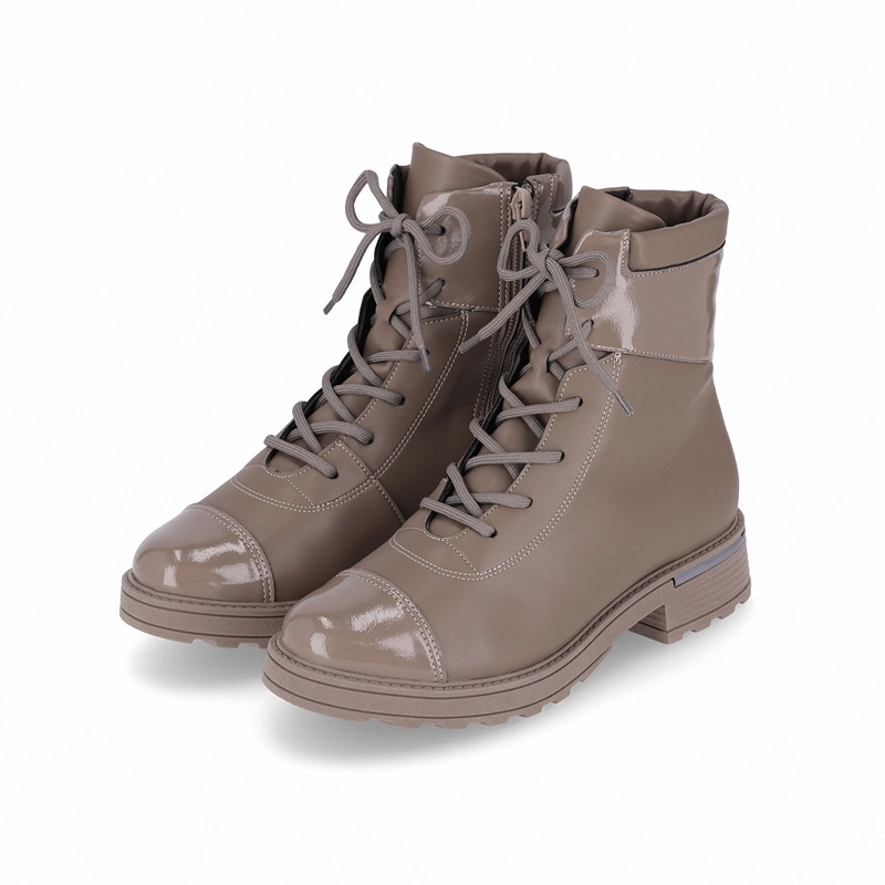 BOTIN MUJER TAUPE GISA/CORDONES PICCADILLY - 5