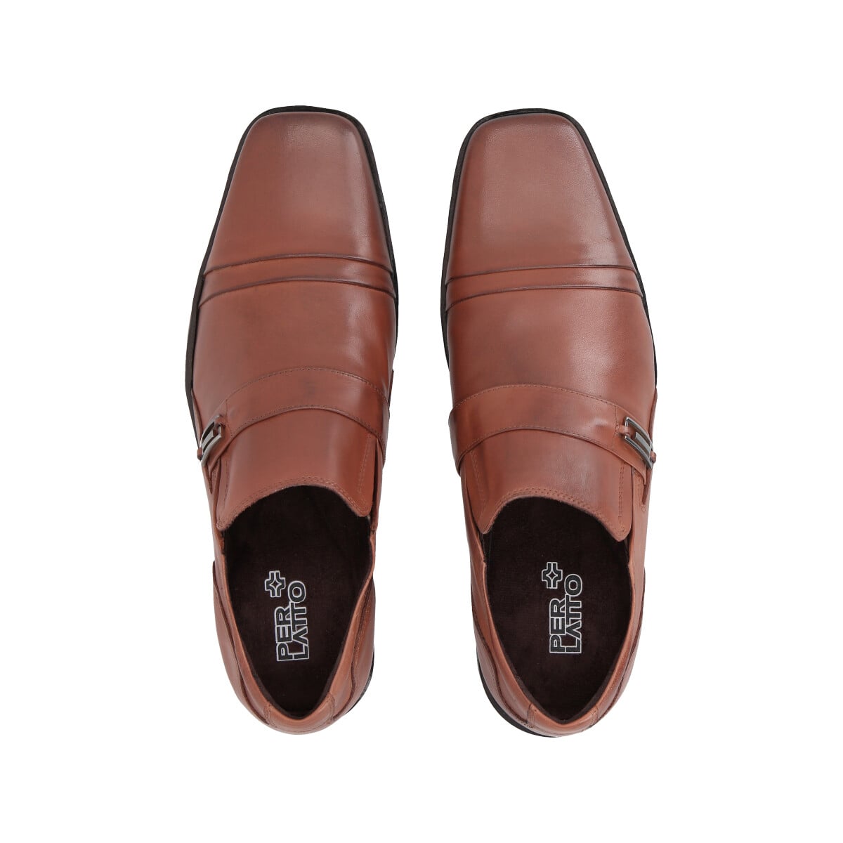 ZAPATO FORMAL HOMBRE CUERO MARRON PERLATTO - 3