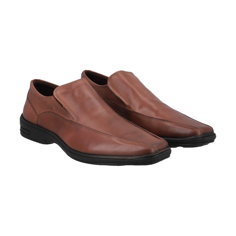 ZAPATO FORMAL HOMBRE CUERO MARRON PERLATTO - 4
