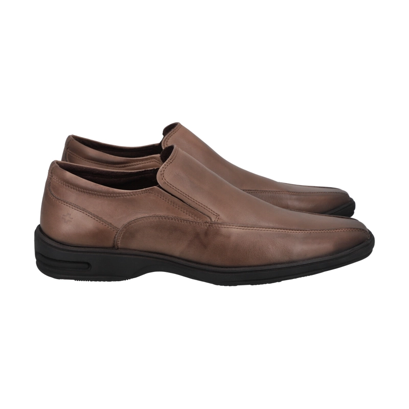 ZAPATO  HOMBRE CUERO CAFE  CLARO PERLATTO - 2