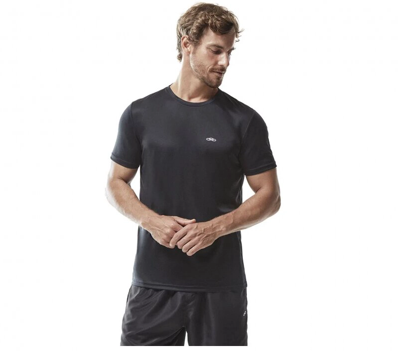 POLERA NEGRO ESSENTIAL OLYMPIKUS - 1