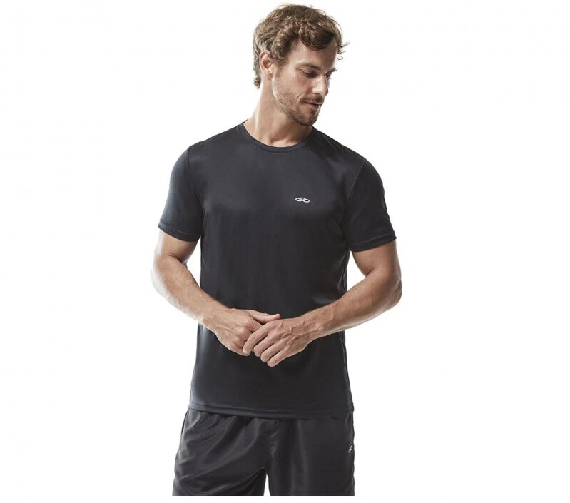 POLERA NEGRO ESSENTIAL OLYMPIKUS - 1