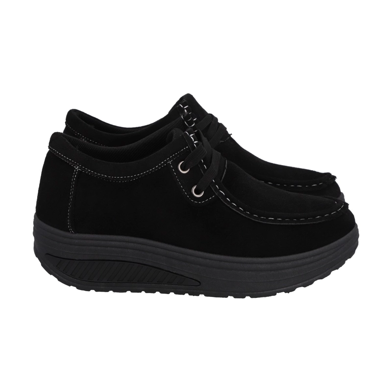 MOCASIN NEGRO SOLE/CORDONES POLICE - 3