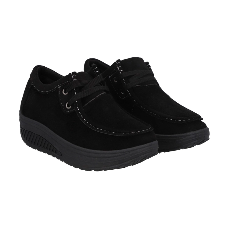 MOCASIN NEGRO SOLE/CORDONES POLICE - 4