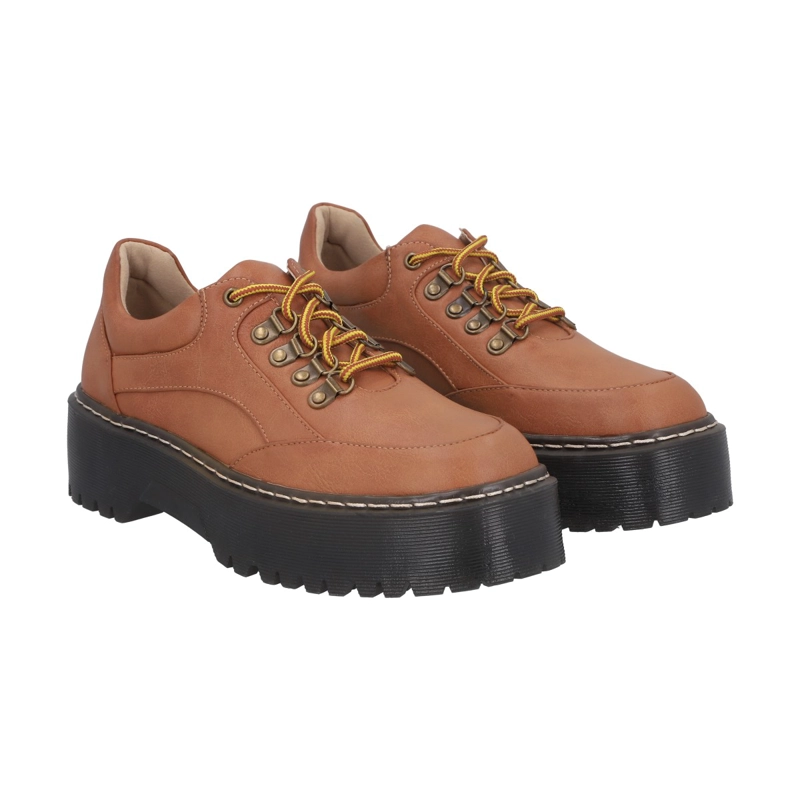 MOCASIN MUJER CAMEL LENNY POLICE - 2