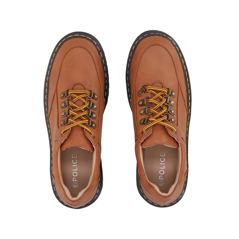 MOCASIN MUJER CAMEL LENNY POLICE - 5