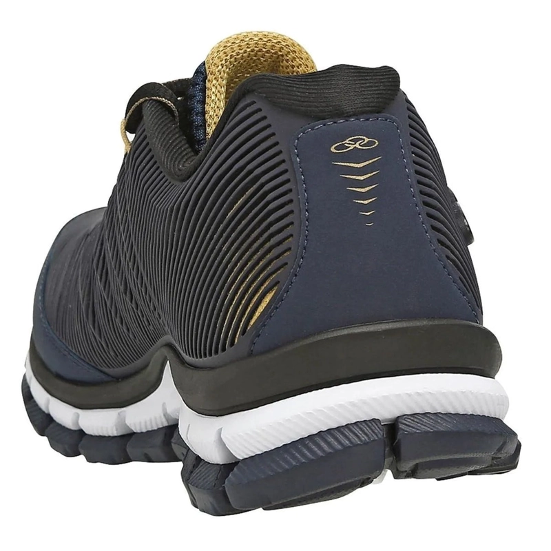 ZAPATILLA HOMBRE DYNAMIC AZUL MARINO/DORADO - 2