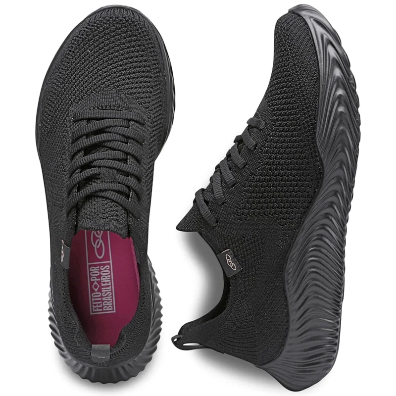 ZAPATILLAS MUJER OLYMPIKUS NEGRO 146G ULTRALEVE - 4