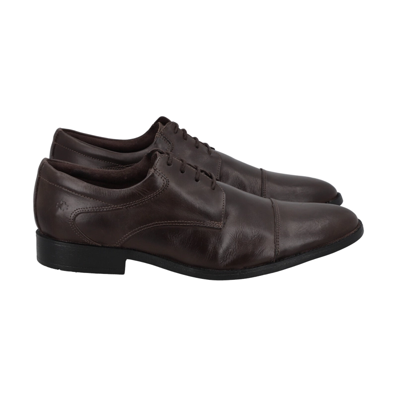 ZAPATO FORMAL HOMBRE CUERO CAFE  567 PERLATTO - 3