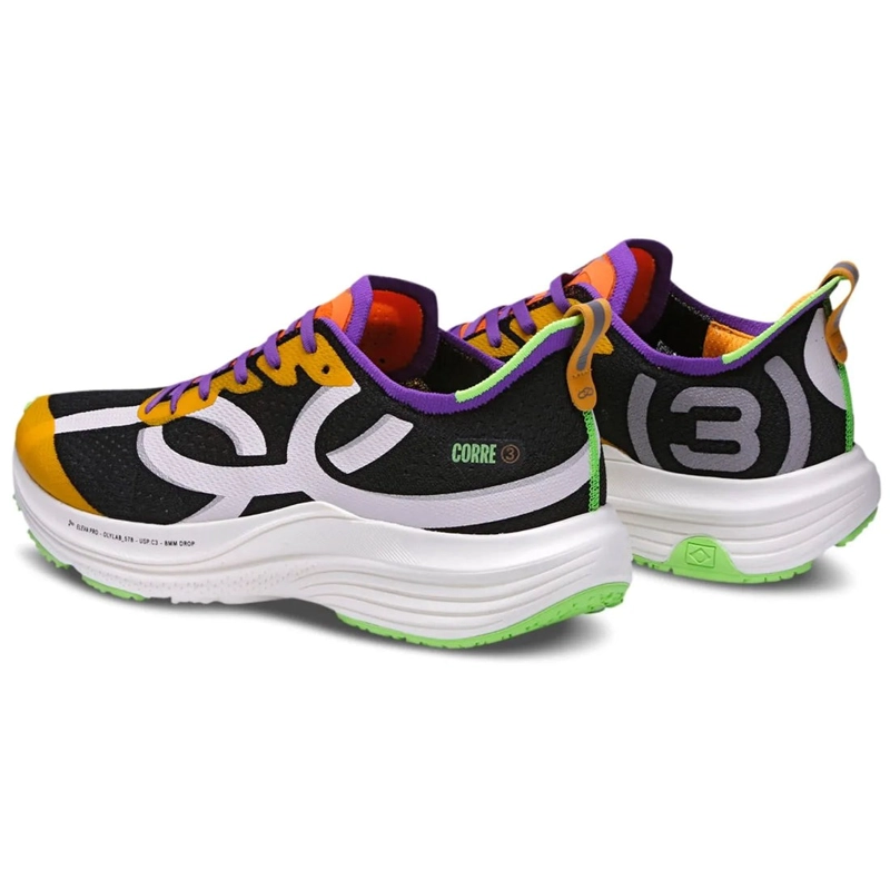 ZAPATILLAS MUJER OLYMPIKUS NEGRO CORRE 3 MULTI - 3