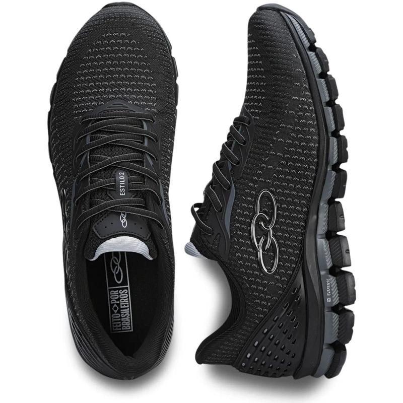 ZAPATILLAS MUJER OLYMPIKUS NEGRO ESTILO 2 - 4