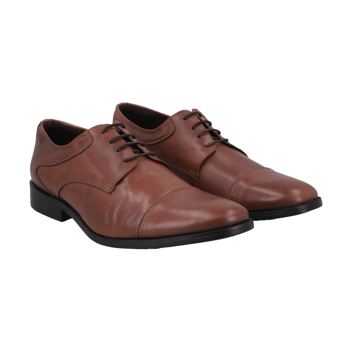 ZAPATO FORMAL HOMBRE CUERO MARRON PERLATTO - 5