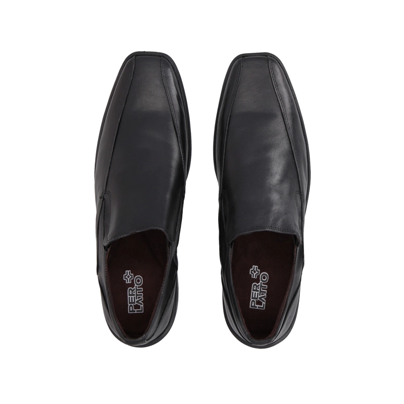 ZAPATO HOMBRE FORMAL CUERO NEGRO PERLATTO - 3