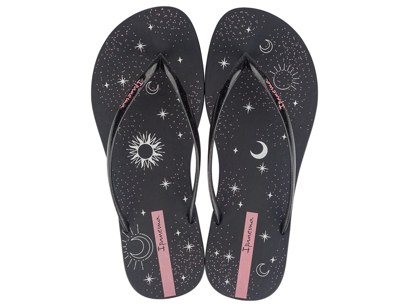 SANDALIAS MUJER IPANEMA NEGRO STARS - 1