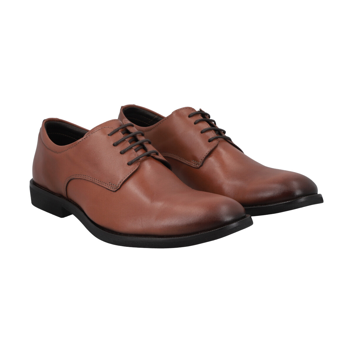 ZAPATO FORMAL HOMBRE CUERO MARRON PERLATTO - 4