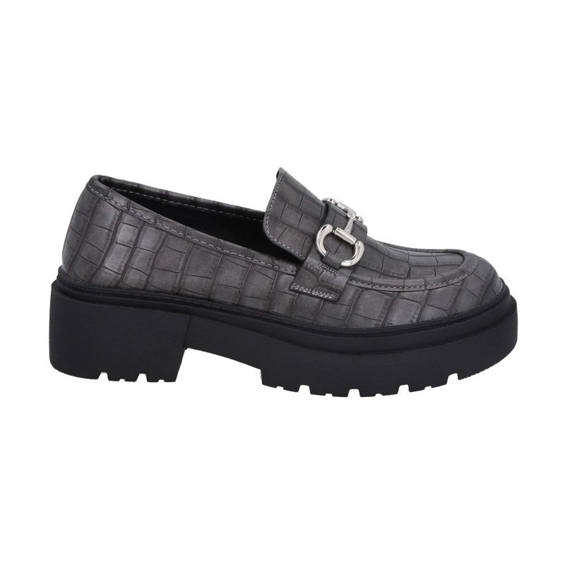 MOCASIN NEGRO/GRIS GRETHA POLICE - 1