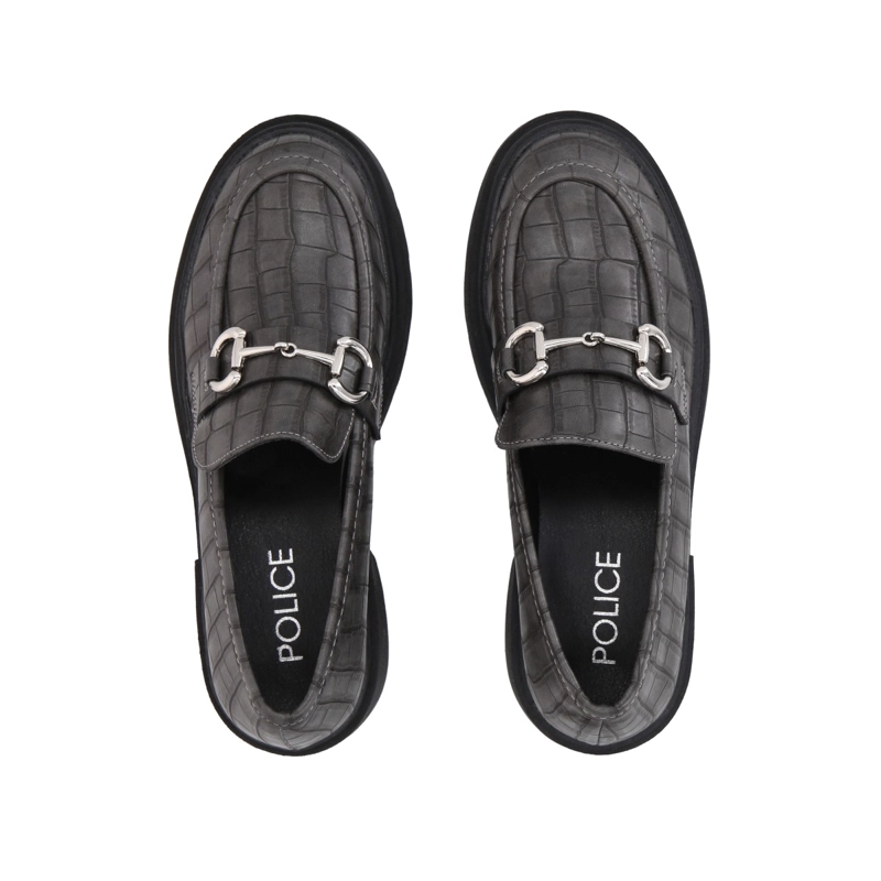 MOCASIN NEGRO/GRIS GRETHA POLICE - 2
