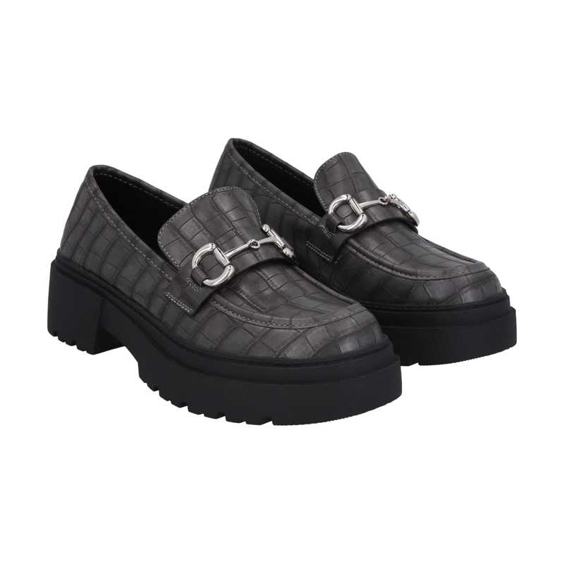 MOCASIN NEGRO/GRIS GRETHA POLICE - 4