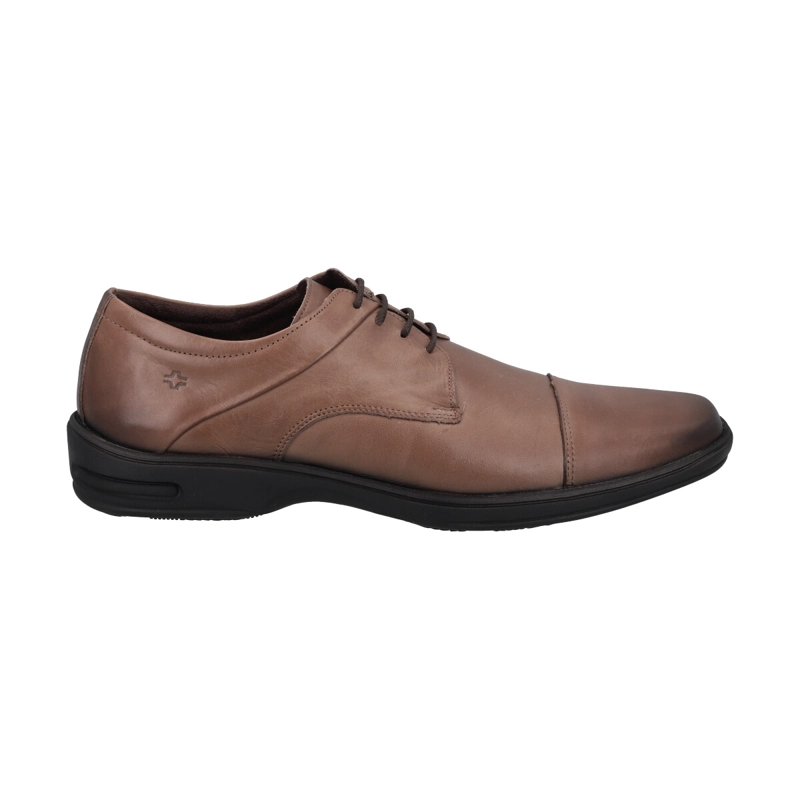 ZAPATO FORMAL HOMBRE_ CUERO MARRON PERLATTO - 1
