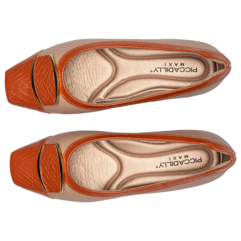 ZAPATO MUJER_ ALMENDRA/CARAMELO FERNANDA PICCADILLY - 2