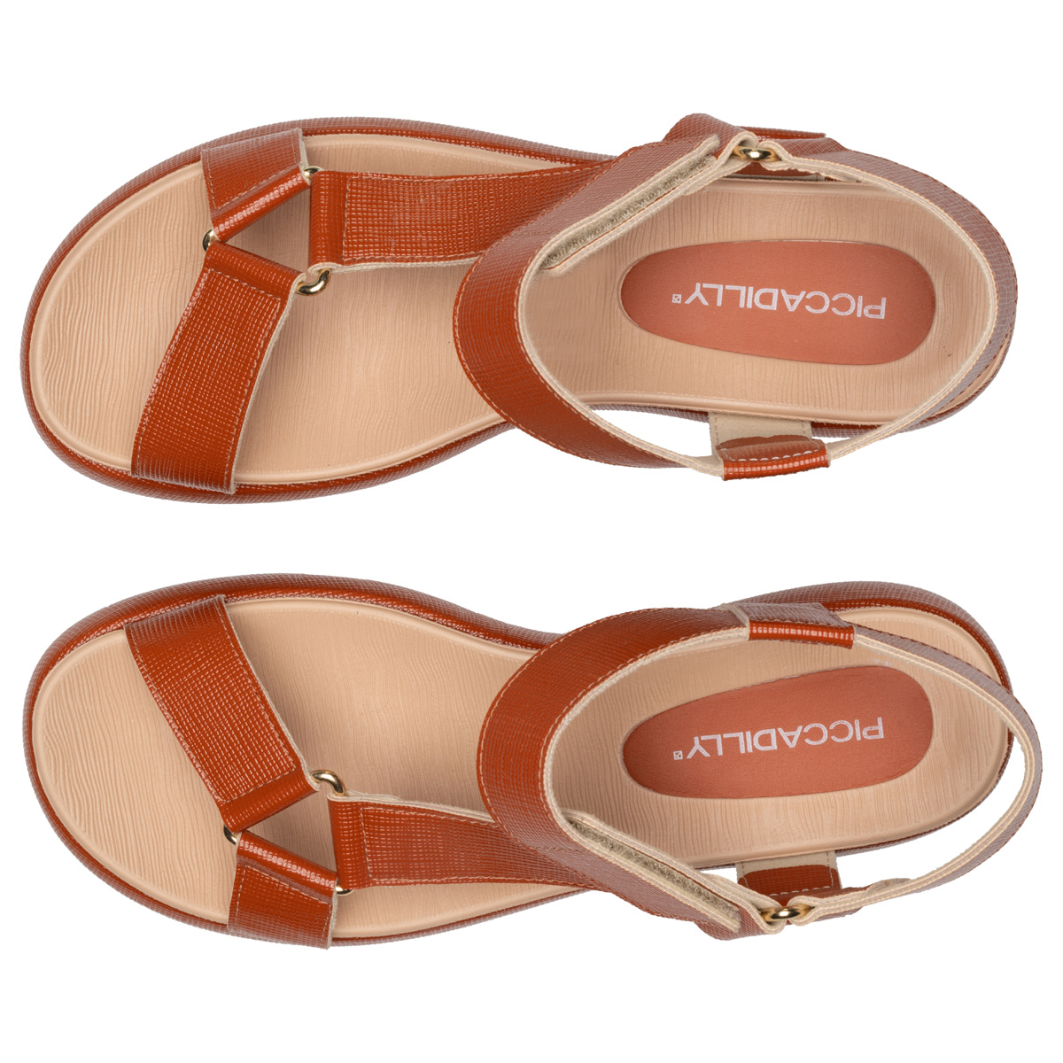 SANDALIA MUJER PICCADILLY CARAMELO SOL - 2