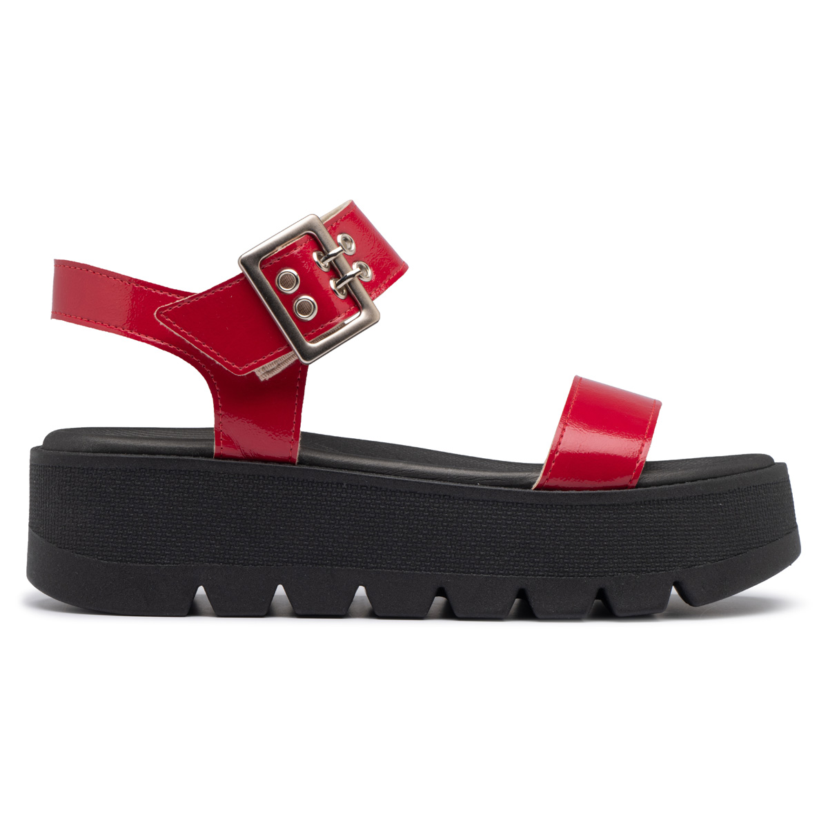 SANDALIA MUJER PICCADILLY ROJO/NEGRO CATI 793 - 1