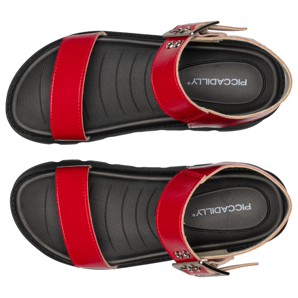 SANDALIA MUJER PICCADILLY ROJO/NEGRO CATI 793 - 3