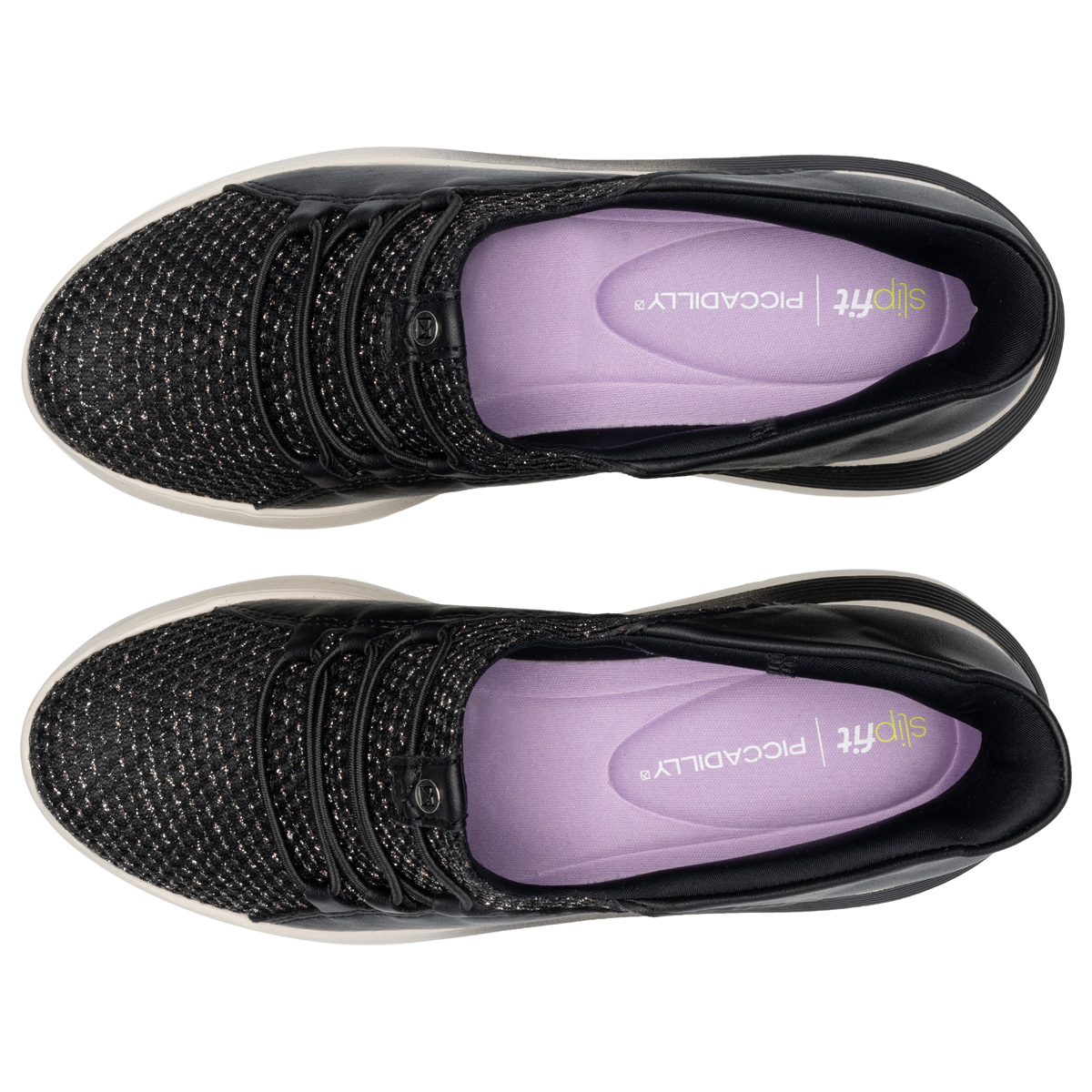 ZAPATILLAS MUJER PICCADILLY NEGRO SLIPFIT - 3