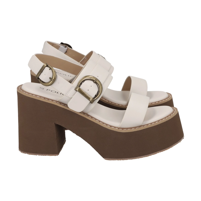 SANDALIA MUJER POLICE BEIGE MARTINA - 3