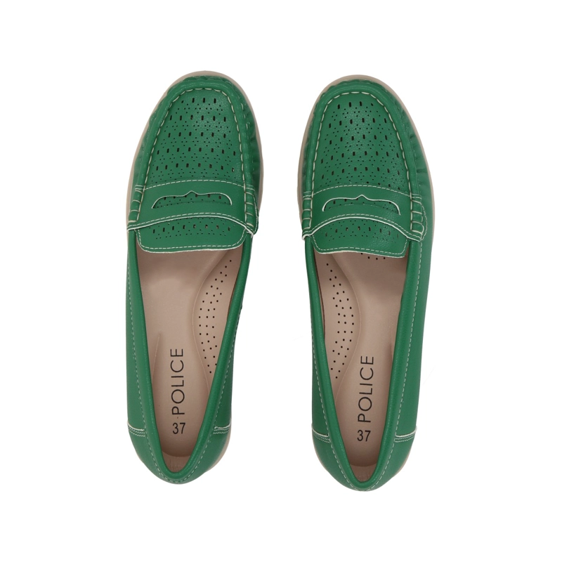 MOCASÍN MUJER POLICE VERDE SONIA - 2