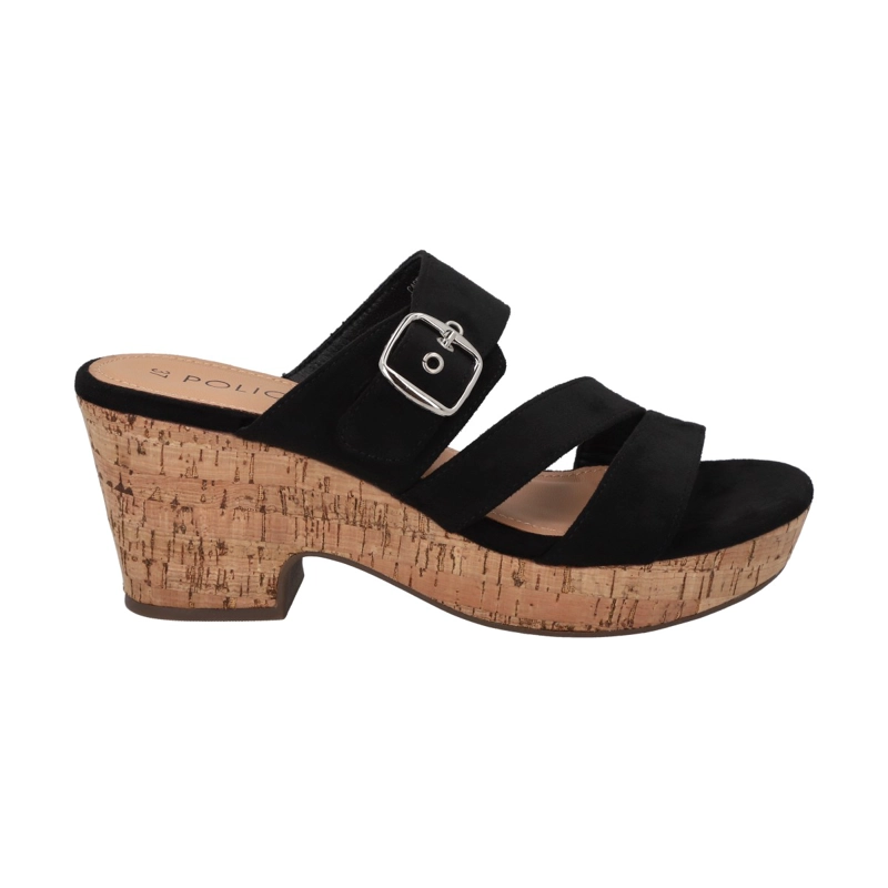 SANDALIA MUJER POLICE NEGRO LILY - 1