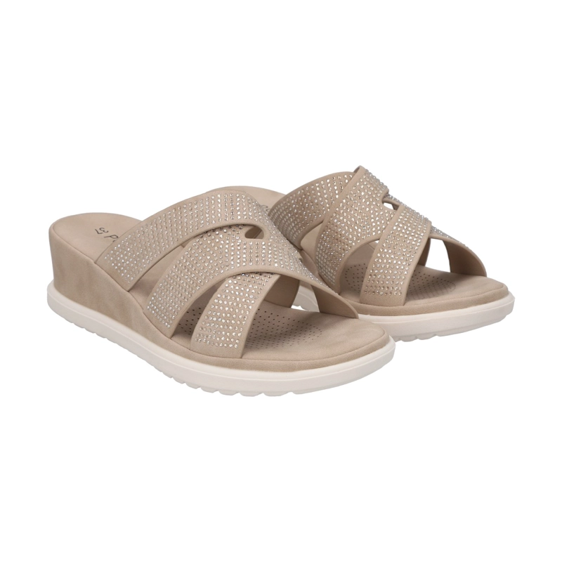 SANDALIA MUJER POLICE BEIGE LILI - 1