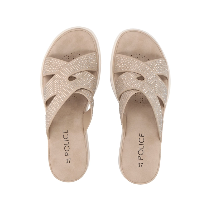 SANDALIA MUJER POLICE BEIGE LILI - 2