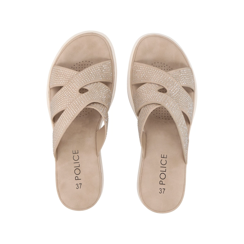 SANDALIA MUJER POLICE BEIGE LILI - 2
