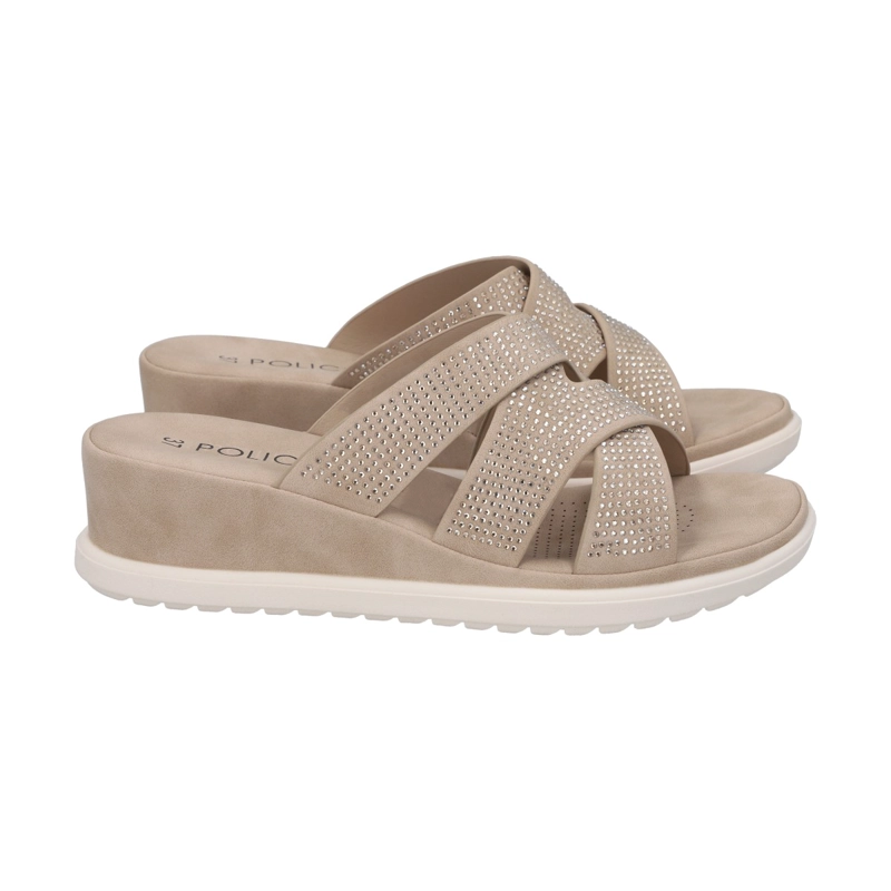 SANDALIA MUJER POLICE BEIGE LILI - 3