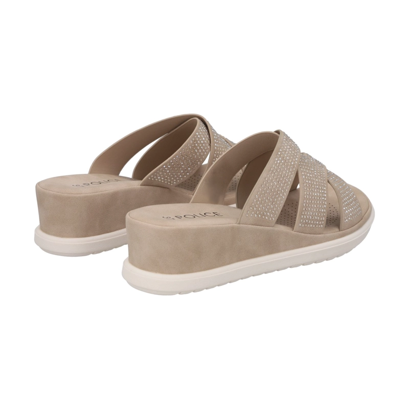 SANDALIA MUJER POLICE BEIGE LILI - 4