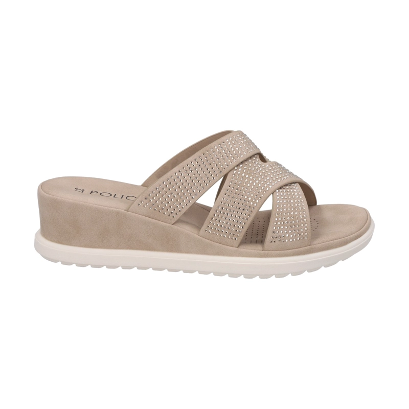 SANDALIA MUJER POLICE BEIGE LILI - 5
