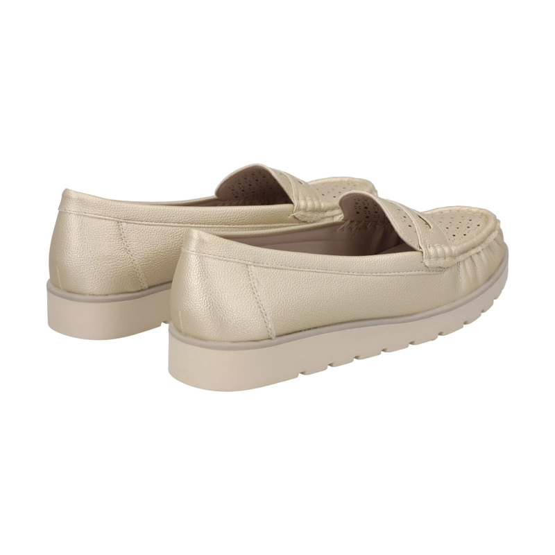 MOCASÍN MUJER POLICE DORADO SONIA - 4