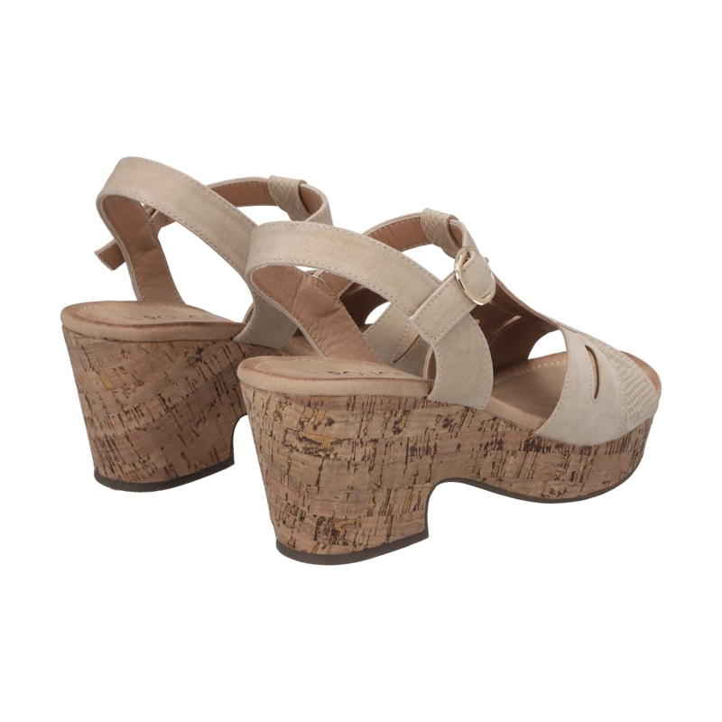 SANDALIA MUJER POLICE BEIGE MORA - 5