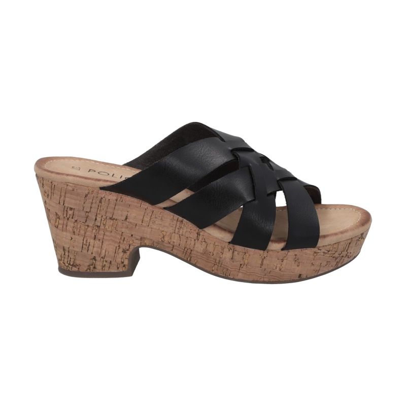 SANDALIA MUJER POLICE NEGRO FLORA - 1