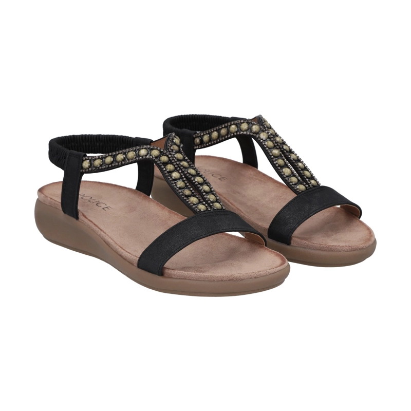 SANDALIA MUJER POLICE NEGRO KELLY - 5