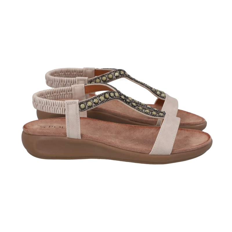 SANDALIA MUJER POLICE BEIGE KELLY - 3