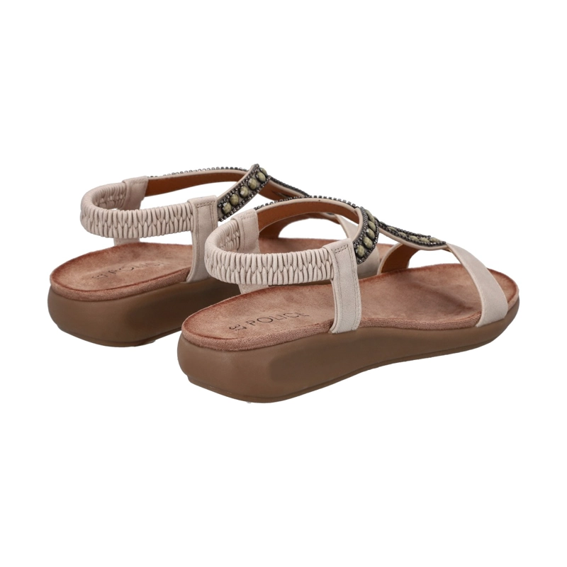 SANDALIA MUJER POLICE BEIGE KELLY - 4