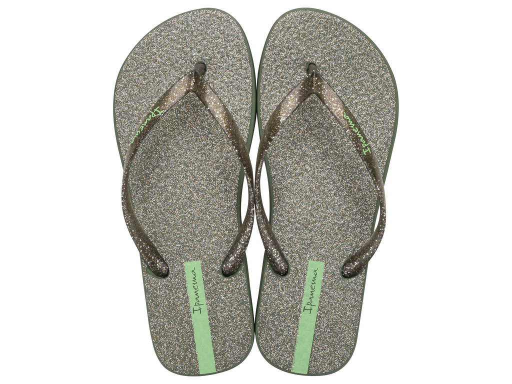 SANDALIA MUJER IPANEMA VERDE/GLITTER - 1