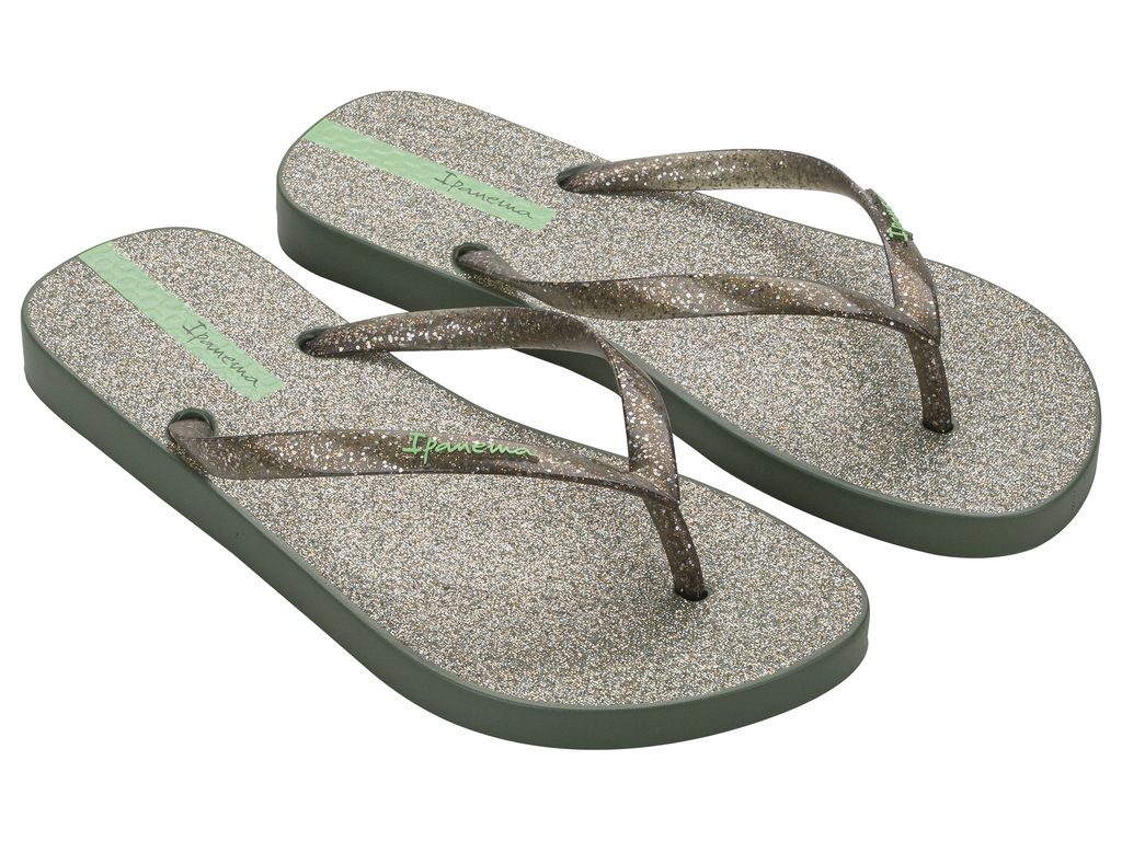 SANDALIA MUJER IPANEMA VERDE/GLITTER - 2