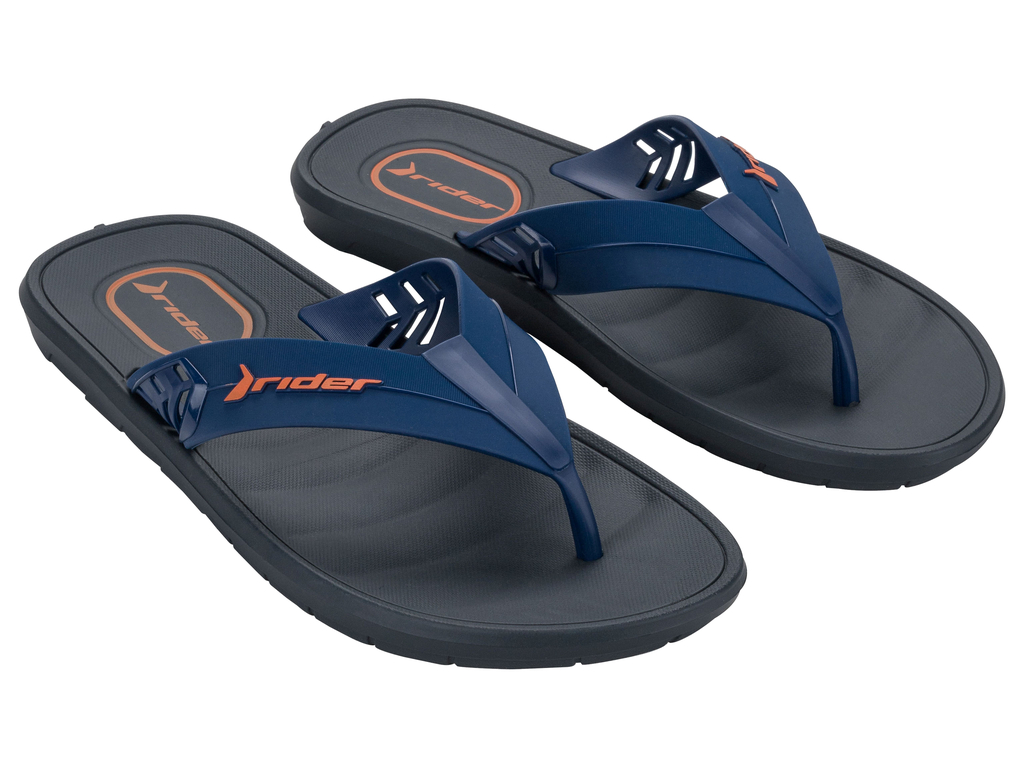 SANDALIA HOMBRE RIDER AZUL/NARANJA MOVING - 2