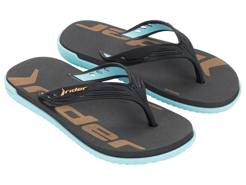 SANDALIA INFANTIL HOMBRE RIDER AZUL/NEGRO RW - 2