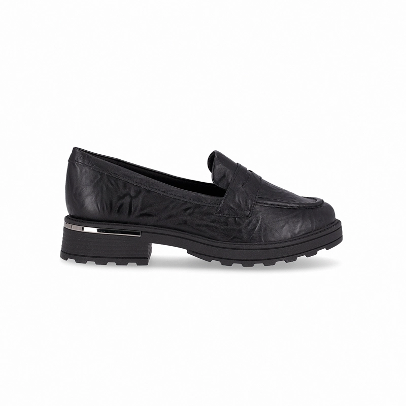 MOCASIN NEGRO MUJER GISA PICCADILLY - 1