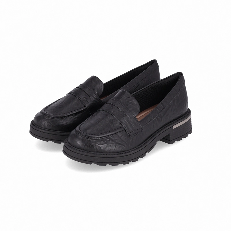 MOCASIN NEGRO MUJER GISA PICCADILLY - 2