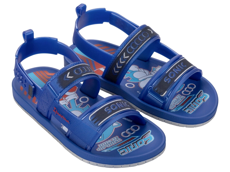SANDALIA INFANTIL NIÑO IPANEMA AZUL SONIC PAPETE - 2